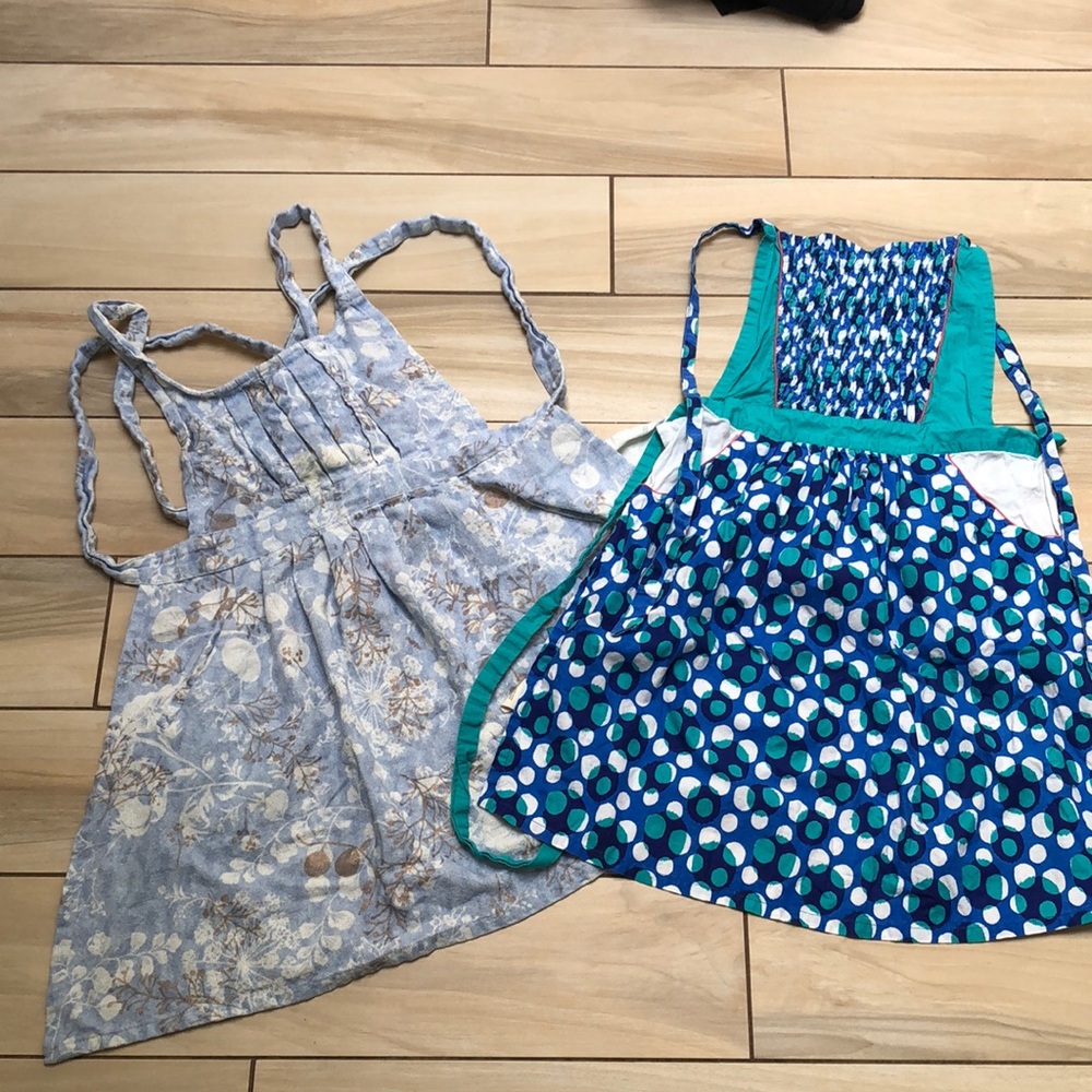 Two Anthropologie aprons